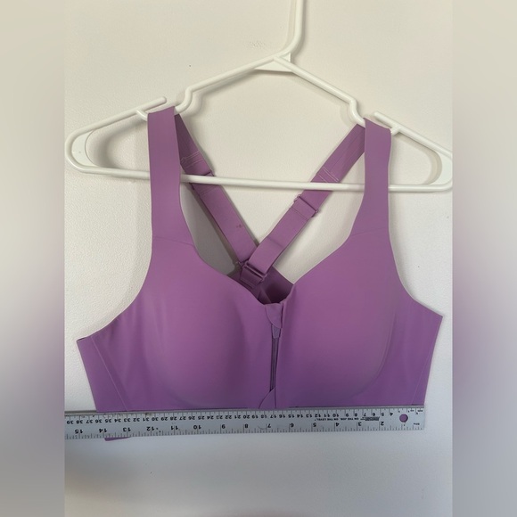 Knix Catalyst Front Zip Sports Bra Amethyst Size 5 - Picture 5 of 10